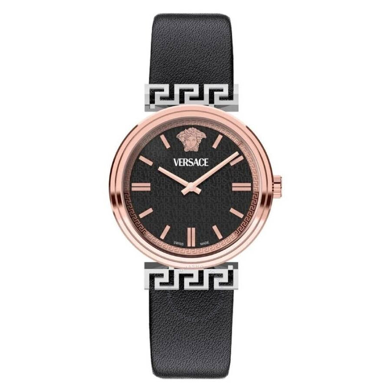 Versace Mythos Quartz Black Dial Ladies Watch VETCA0224 - The Watches Men & Co