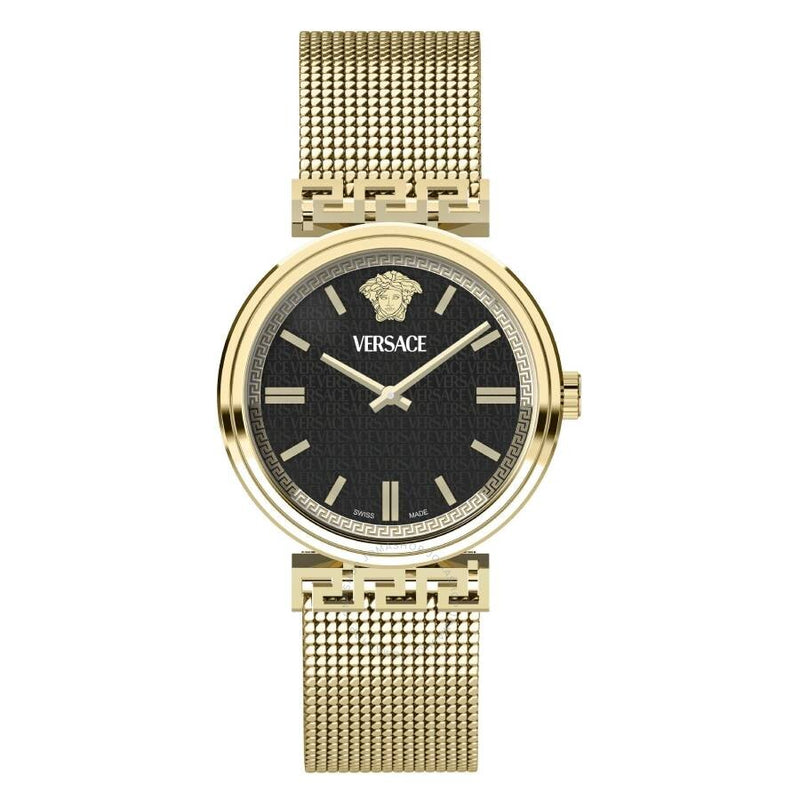 Versace Mythos Quartz Black Dial Ladies Watch VETCA0724 - The Watches Men & Co