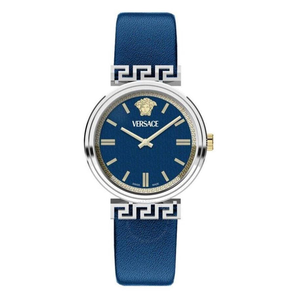 Versace Mythos Quartz Blue Dial Ladies Watch VETCA0124 - The Watches Men & Co