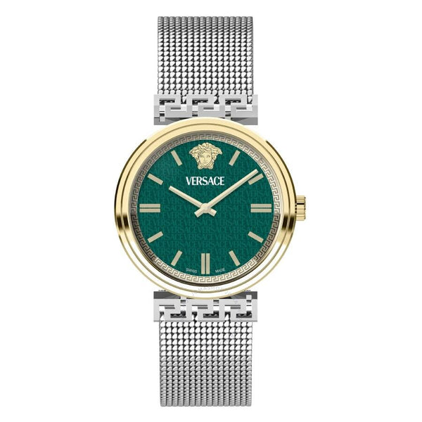 Versace Mythos Quartz Green Dial Ladies Watch VETCA0524 - The Watches Men & Co