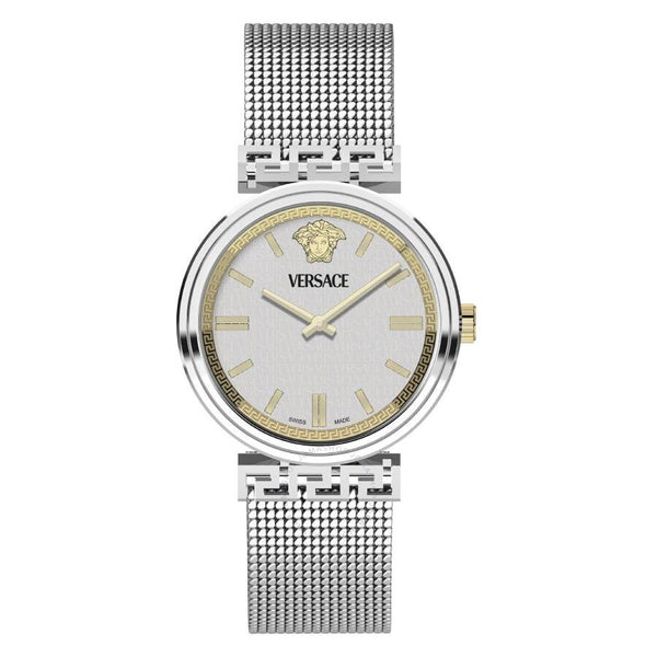 Versace Mythos Quartz White Dial Ladies Watch VETCA0424 - The Watches Men & Co