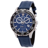 Versace New Hellen Chronograph Quartz Blue Dial Men's Watch VEPCA0124 - The Watches Men & Co