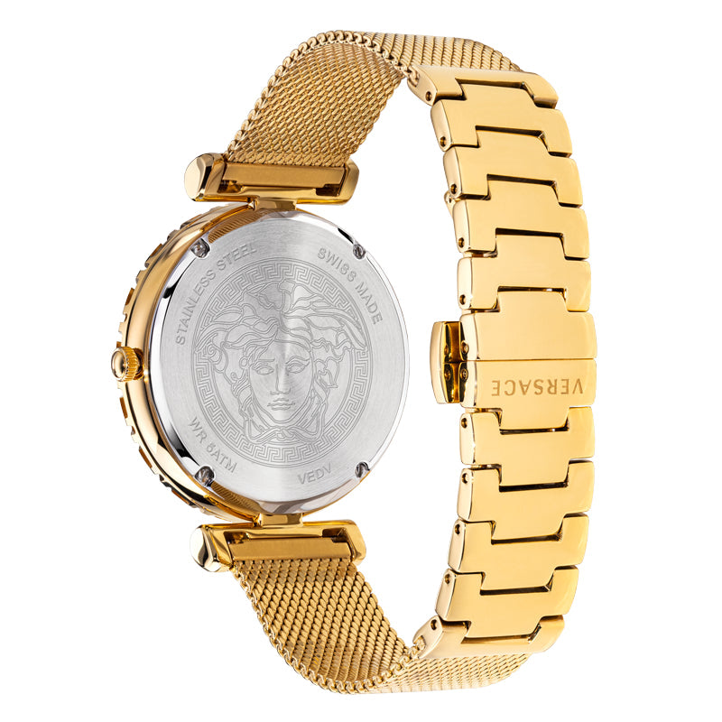 Versace Palazzo Empire Greca Quartz Black Dial Ladies Watch VEDV00519 - Watch