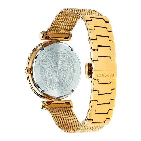 Versace Palazzo Empire Greca Quartz Green Dial Ladies Watch VEDV00819 - Watch