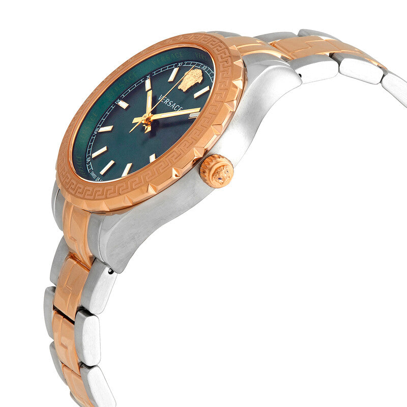 Versace Quartz Green Dial Ladies Watch V1205 0016