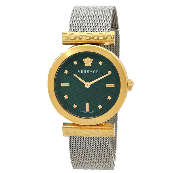 Versace Regalia Quartz Green Dial Ladies Watch VE6J00623 - The Watches Men & Co