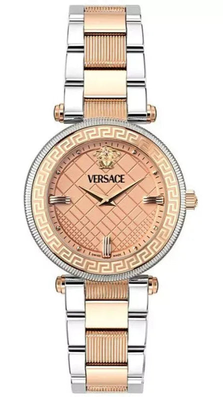 Versace Reve Analog Rose Gold Dial Two Tone Steel Strap Watch for Women - VE8B00424 VE8B00424 - Image 1