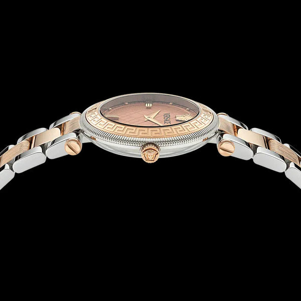 Versace Reve Analog Rose Gold Dial Two Tone Steel Strap Watch for Women - VE8B00424 VE8B00424 - Image 2