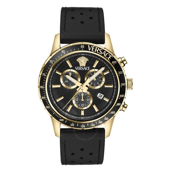 Versace Sport Chrono Quartz Black Dial Men's Watch VEZCA0224 - The Watches Men & Co