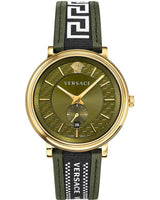 Versace V-Circle Quartz Green Dial Men’s Watch VEBQ01519 - Watch