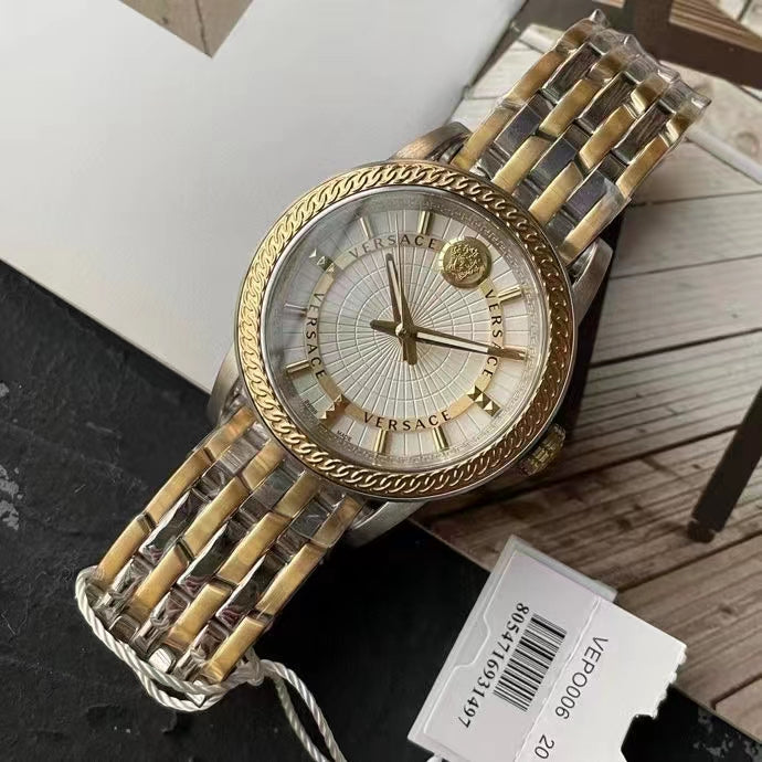 Versace V-Eternal Two-Tone Unisex Watch VEPO00620 - Watch