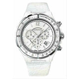 Versace Versace DV Chronograph Quartz White Dial Ladies Watch 28CCS1D001 - The Watches Men & Co