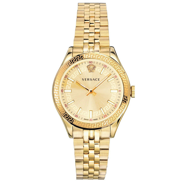 Versace Virtus Quartz Gold Dial Gold Steel Strap Watch for Women - VEHU00720 VEHU00720 - Image 1
