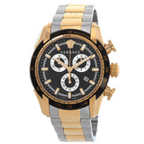 Versace V-Ray Chronograph Quartz Black Dial Men's Watch VE2I00421 - The Watches Men & Co