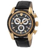 Versace V-Ray Chronograph Quartz Black Dial Men's Watch VE2I00921 - The Watches Men & Co