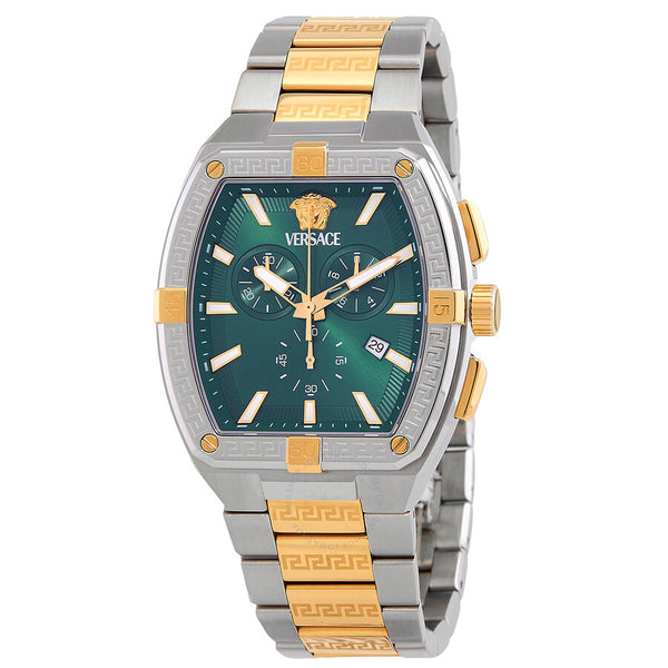 Versace V-sporty Chronograph Quartz Green Dial Men's Watch VESP00624 - The Watches Men & Co