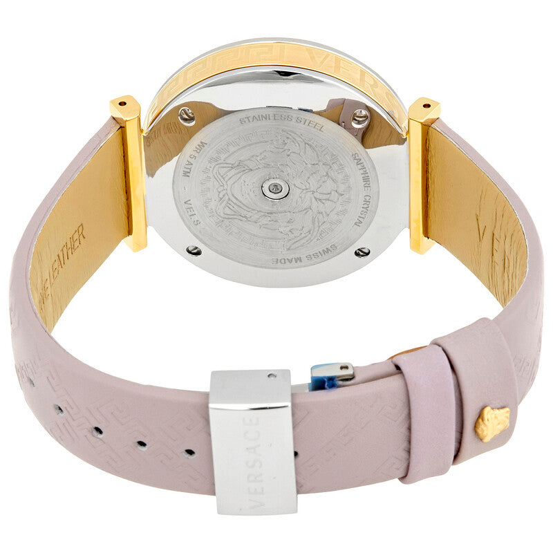 Versace V-Twist Light Pink Dial Quartz Ladies Watch - VELS00219