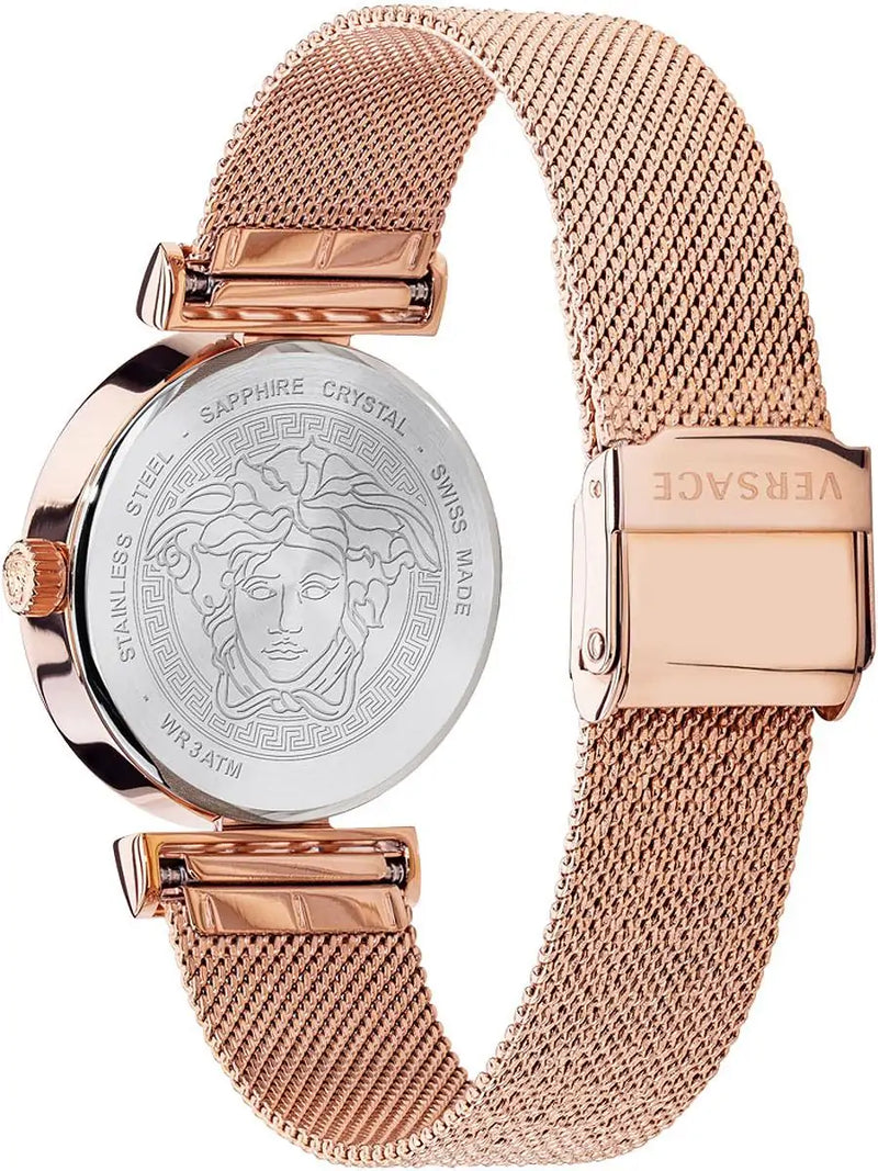 Versace Meander Quartz White Dial Ladies Watch VELW00620