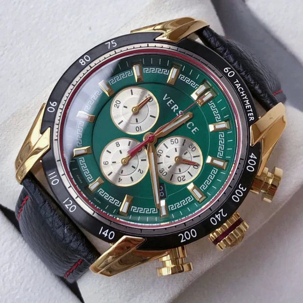 Versave V-Ray Chronograph Green Dial Men’s Watch VDB050014 - Watch