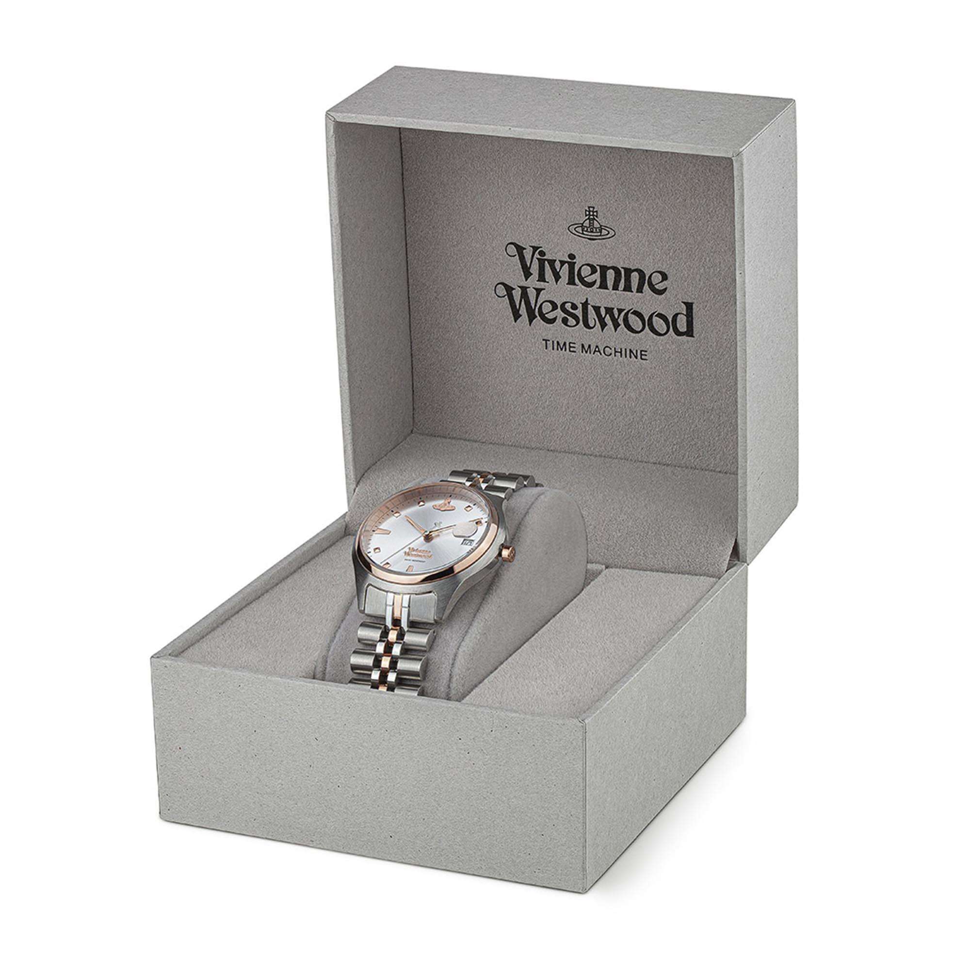 Vivienne Westwood Camberwell watch in branded presentation box with Time Machine branding