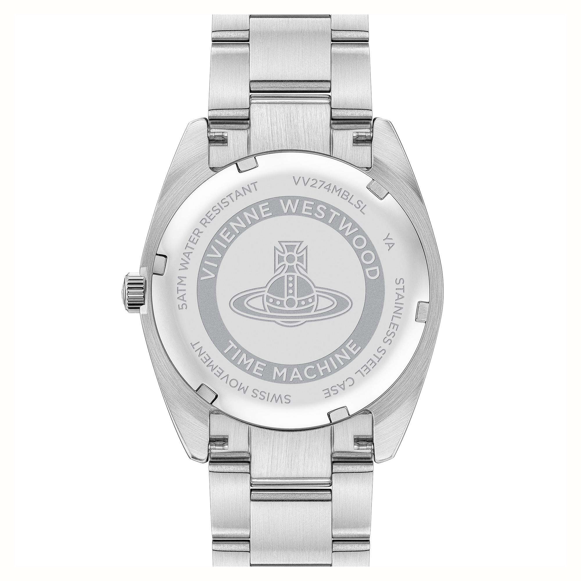 Vivienne Westwood caseback with model VV274MBLSL and branding