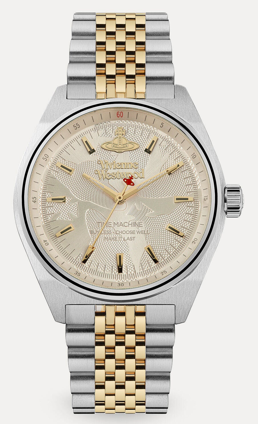 Vivienne Westwood VV251WGSG women's watch with cream dial and two-tone bracelet
