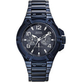 Guess Rigor Multi-Function All Blue Men's Watch W0041G2