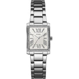 Guess Haven Crystal White Dial Silver Ladies Watch W0446L1