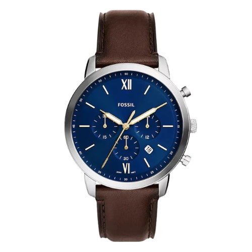 Fossil Neutra Chronograph Brown Leather Men's Watch  - FS6018