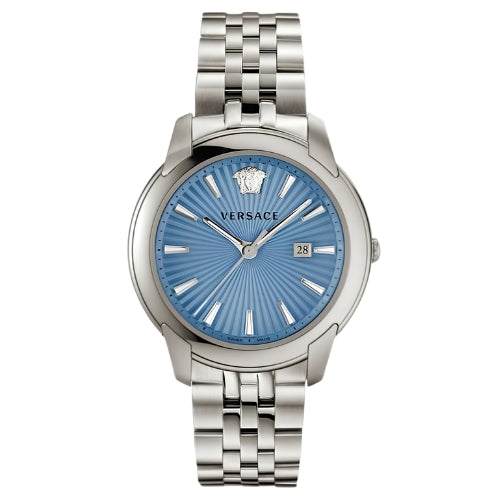 Versace V-Urban Light Blue Dial Men's Watch VELQ00419