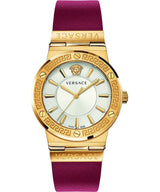 Versace Greca Quartz Silver Dial Ladies Watch VEVH00420