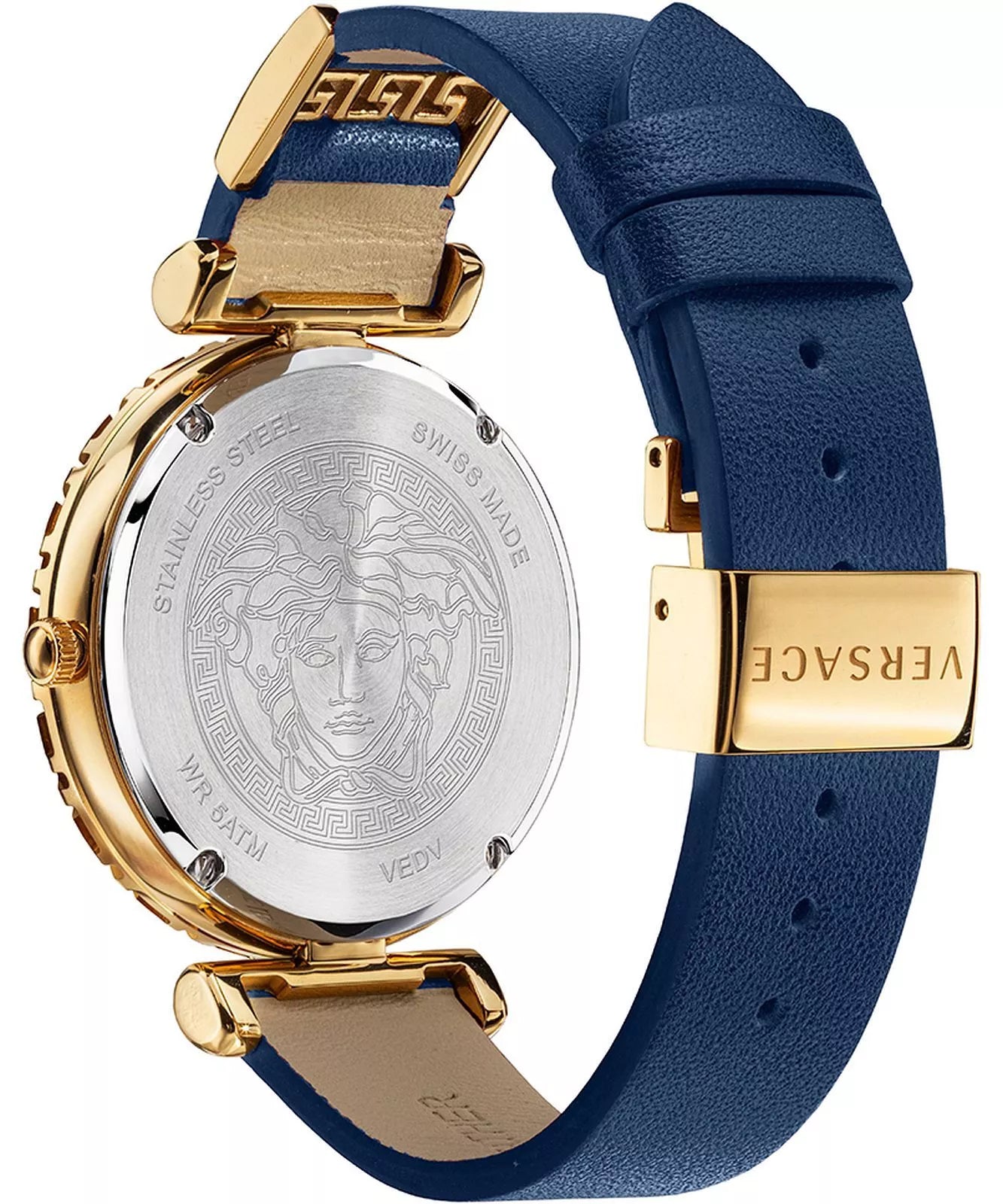 Versace 37MM Steel Quartz Palazzo Empire Greca Women's Watch - VEDV00219