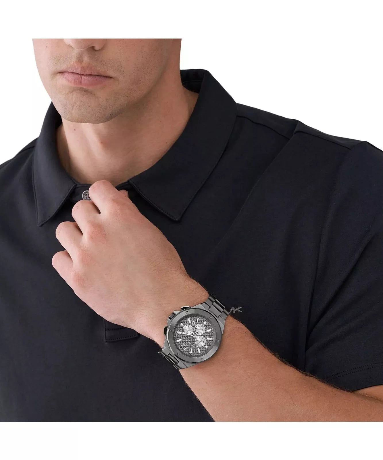 Michael Kors Lennox Chronograph Gunmetal-Tone Men's Watch - MK9102