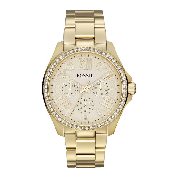 Fossil Cecile Multifunction Champagne Dial Women's Watch  AM4482 - The Watches Men & CO