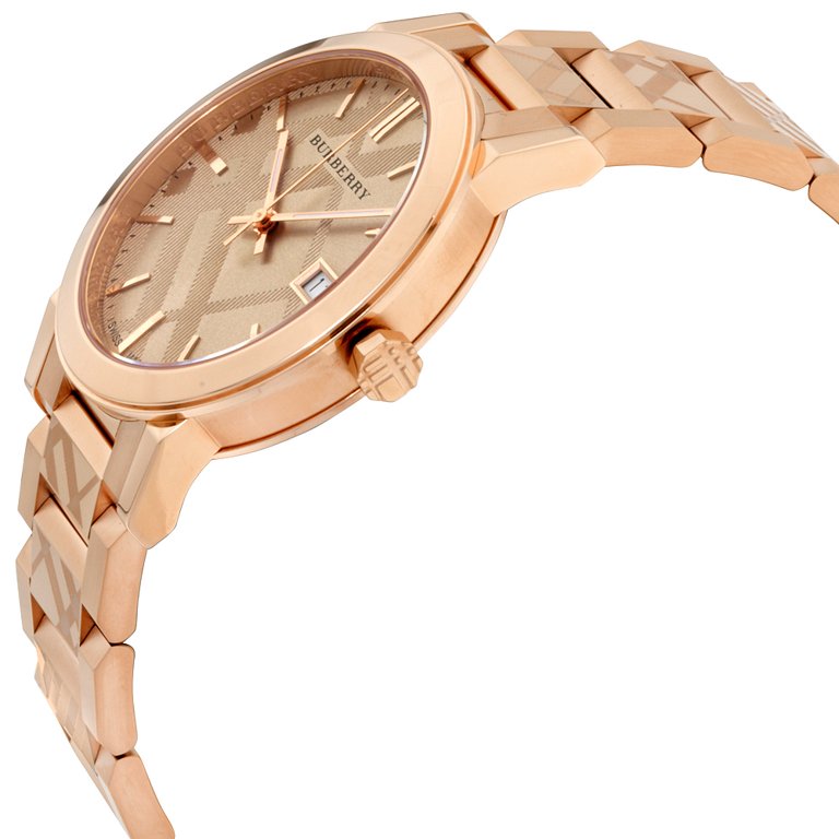 Burberry Rose Gold-Tone Dial Stainless Steel Quartz Women's Watch BU9039 - The Watches Men & CO #2
