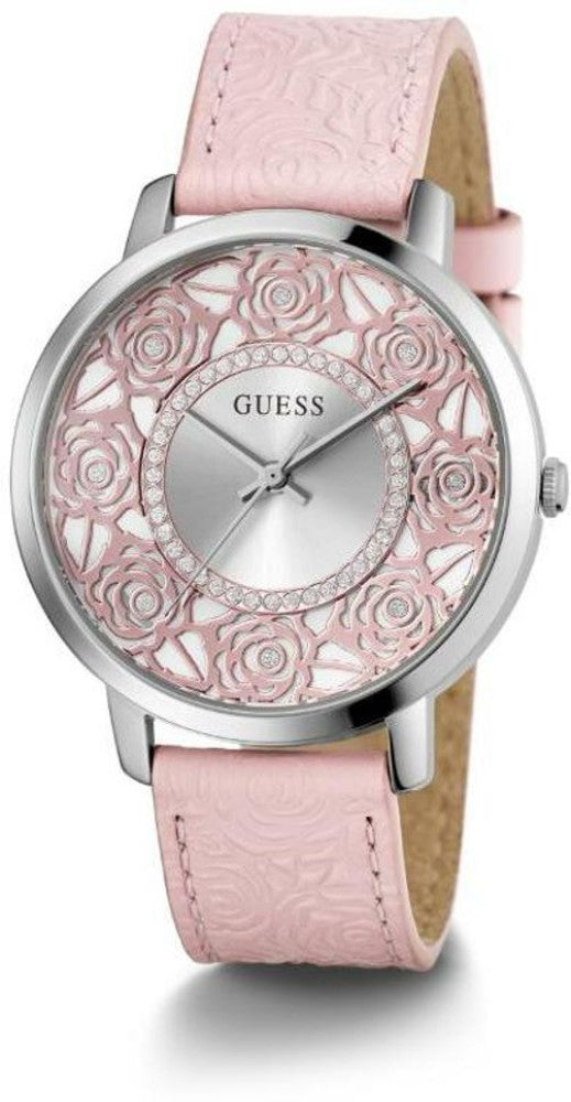 Guess Dahlia Silver Dial Pink Women's Watch GW0529L1