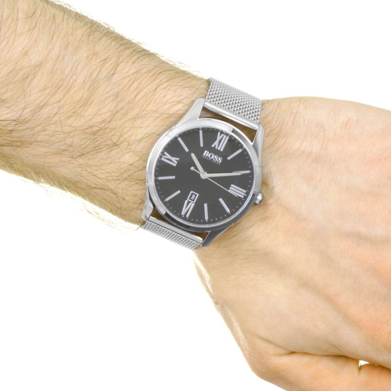 Hugo Boss Ambassador Black Dial Men's Watch 1513442 - The Watches Men & CO #4