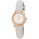 Burberry The City Rose Gold Case Leather Strap Women's Watch BU9209