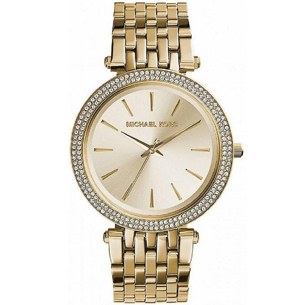 Michael Kors Darci Crystal Paved All Gold Ladies Watch  MK3430 - The Watches Men & CO