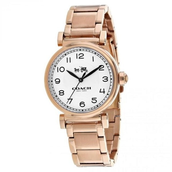 Coach Madison Rose Gold Stainless Steel Women's Watch  14502395 - The Watches Men & CO