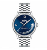 Coach Glitz Blue Dial Stainless Steel Women's Watch  14502693 - The Watches Men & CO