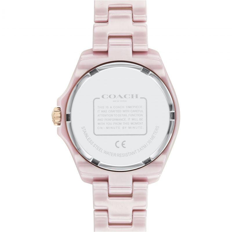 Coach Preston Pink Blush Ceramic Bracelet Women's Watch 14503463 - The Watches Men & CO #3