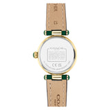 Coach Cary Green Leather Strap Women's Watch 14503894 - The Watches Men & CO #4