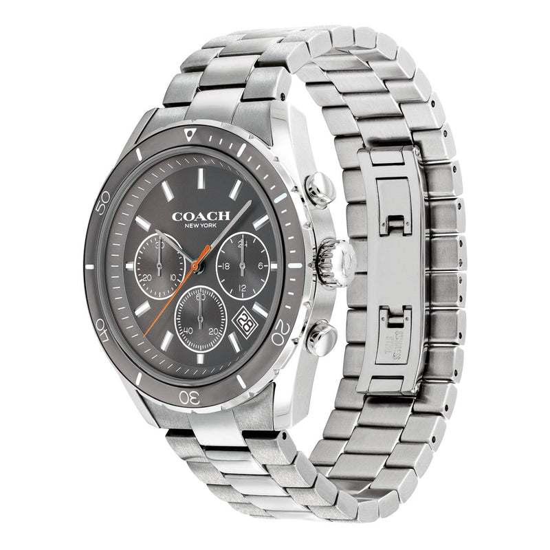 Coach Preston Chronograph Silver Men's Watch 14602515 - The Watches Men & CO #2