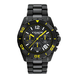 Coach Kent Chronograph Black & Yellow Men's Watch  14602563 - The Watches Men & CO
