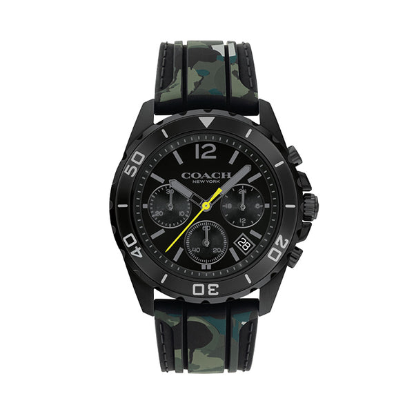 Coach Kent Camo Rubber Strap Men's Watch  14602567 - The Watches Men & CO