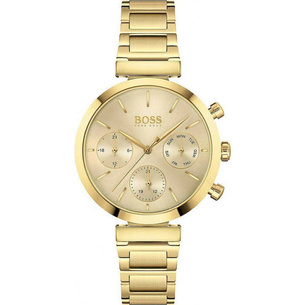 Hugo Boss Flawless Chronograph Gold Women's Watch  1502532 - The Watches Men & CO