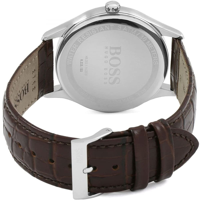 Hugo Boss Governor Grey Dial Men's Watch 1513484 - The Watches Men & CO #2