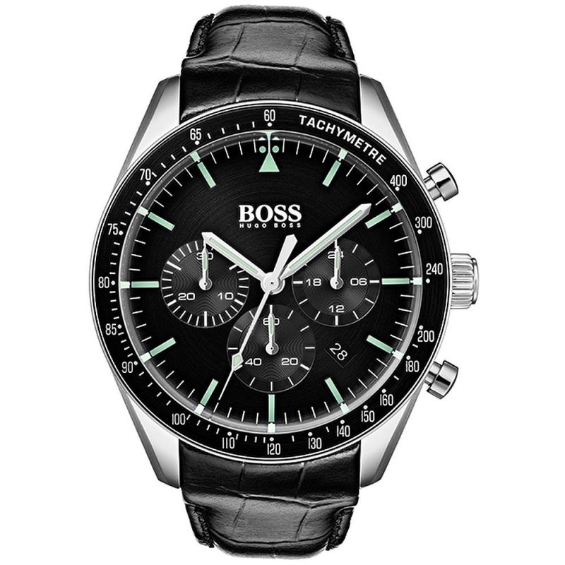 Hugo Boss Trophy Chronograph Black Dial Men's Watch  1513625 - The Watches Men & CO