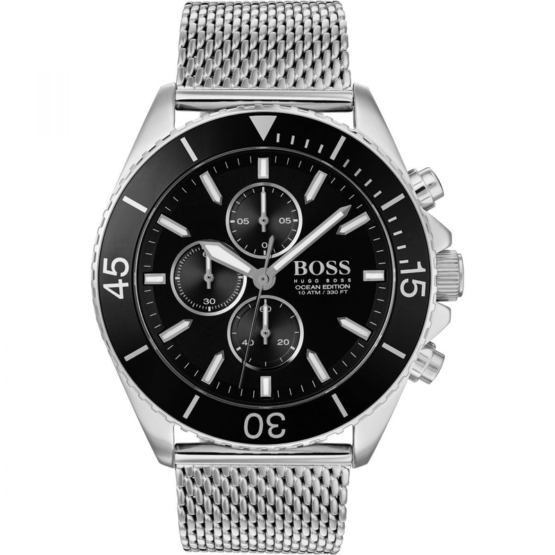 Hugo Boss Ocean Edition Chronograph Black Dial Men's Watch #1513701 - The Watches Men & CO